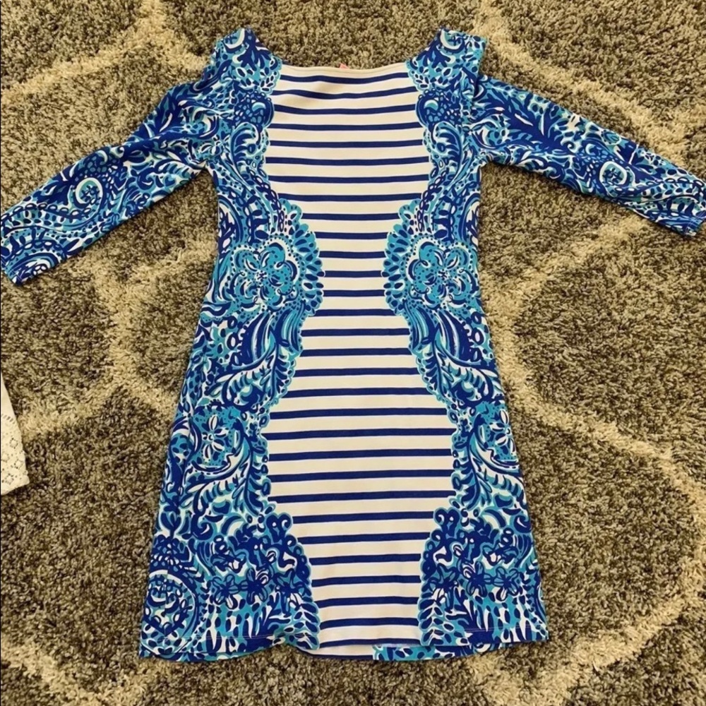 Lilly Pulitzer Nila Blue Stripe Dress